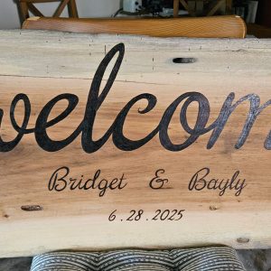 Custom Burned Wooden Signs