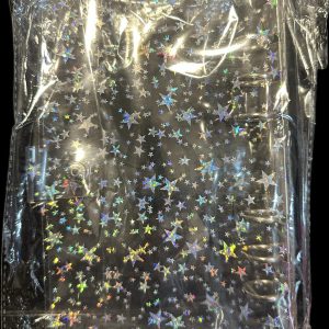 Clear Binder with Stars