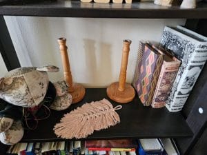 Macrame Leaf on table - DIY Kit with instructions